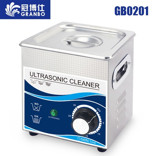 冠博仕GB0201機械不加熱超聲波清洗機1.3L容量120W功率