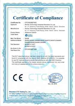 Export CE Certification - Granbo Technology Industrial Shenzhen Co., Ltd.