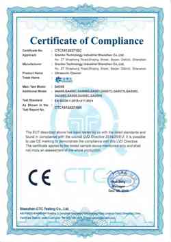 Export CE Certification - Granbo Technology Industrial Shenzhen Co., Ltd.