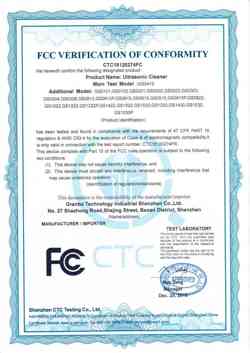 Export FCC Certification - Granbo Technology Industrial Shenzhen Co., Ltd.