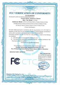 Export FCC Certification - Granbo Technology Industrial Shenzhen Co., Ltd.