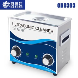 冠博仕GD0303機械帶加熱超聲波清洗機3.2L容量180W功率