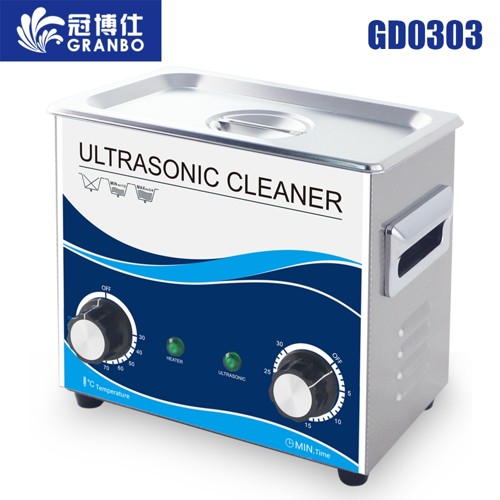 冠博仕GD0303機(jī)械帶加熱超聲波清洗機(jī)3.2L容量180W功率
