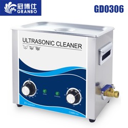 冠博仕GD0306機械帶加熱超聲波清洗機6.5L容量180W功率