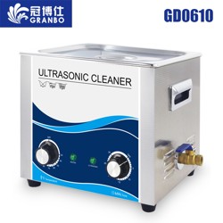 冠博仕GD0610機械帶加熱超聲波清洗機10L容量360W功率