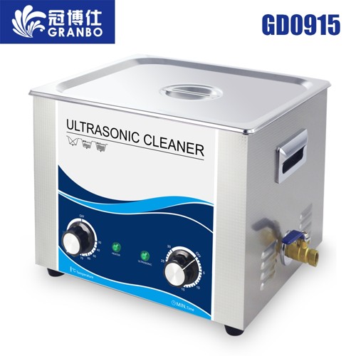 冠博仕GD0915機械帶加熱超聲波清洗機15L容量540W功率